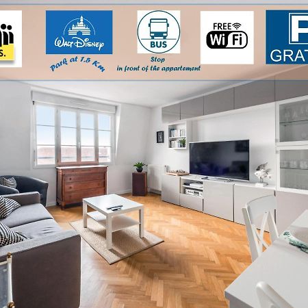 Appartement Familial Disney Val D'Europe La Vallee, Wifi Et Parking سيري المظهر الخارجي الصورة